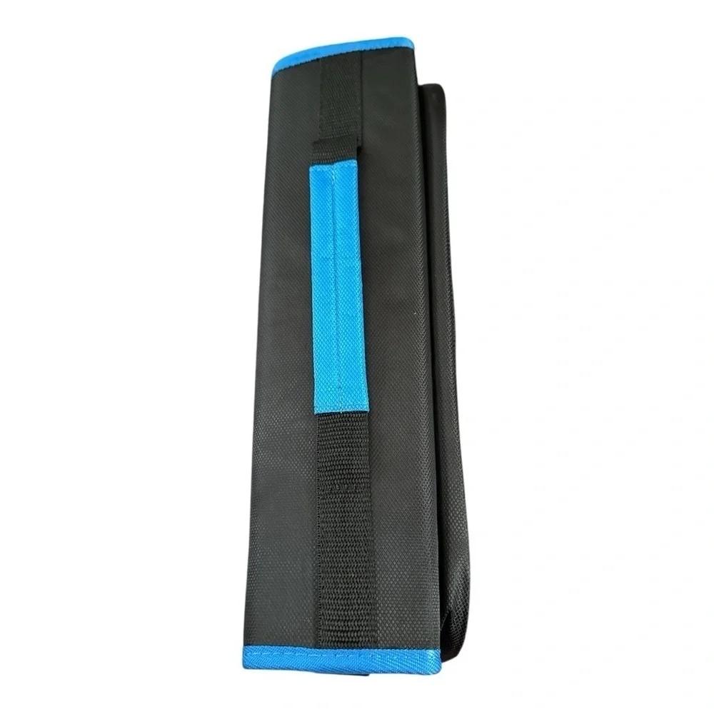 ViVin Blue Zipper Binder 2” Ring w/ Strap & Handle – 450 Sheet Capacity
